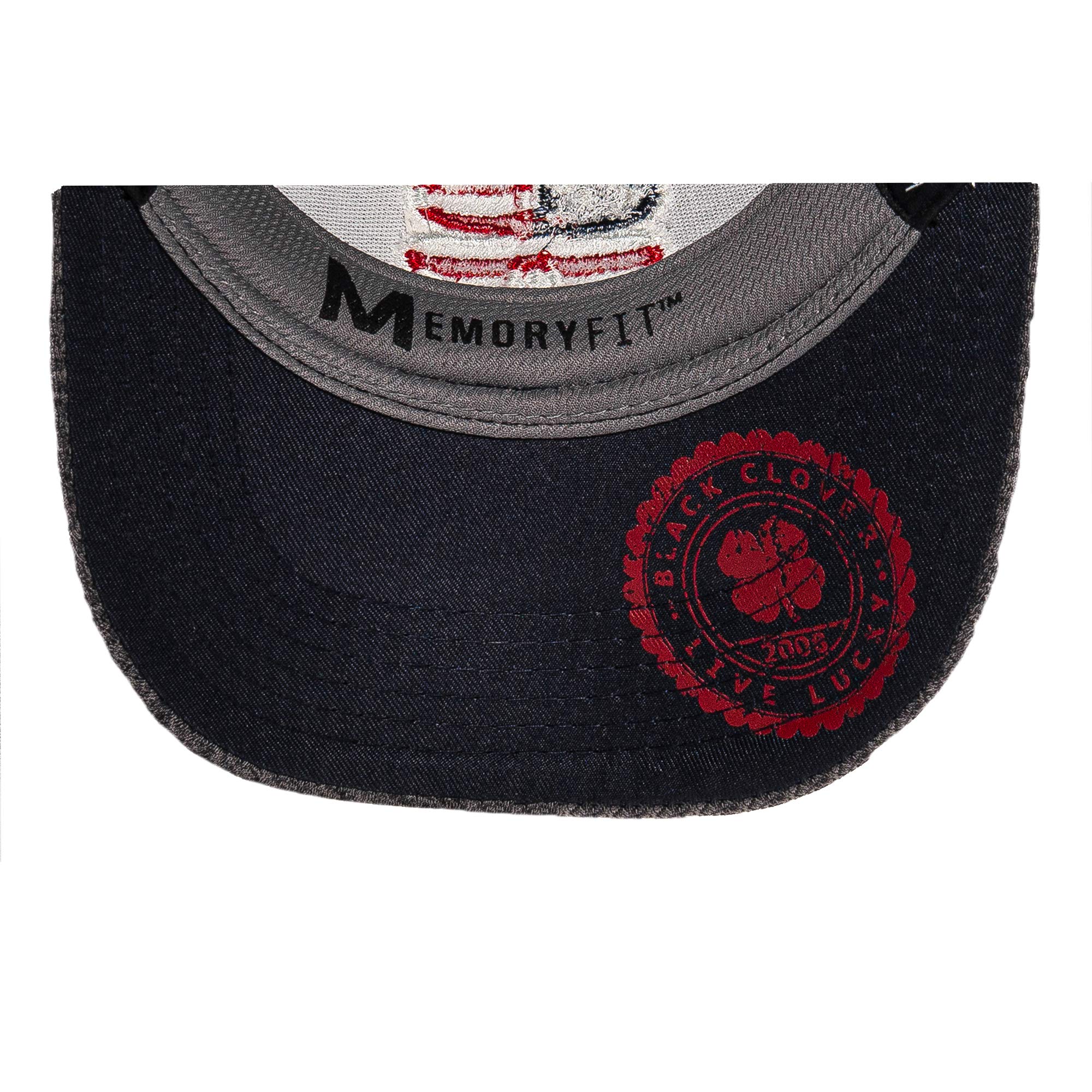 USA Flag Heather Hat with Clover by Black Clover Apparel - Image 4